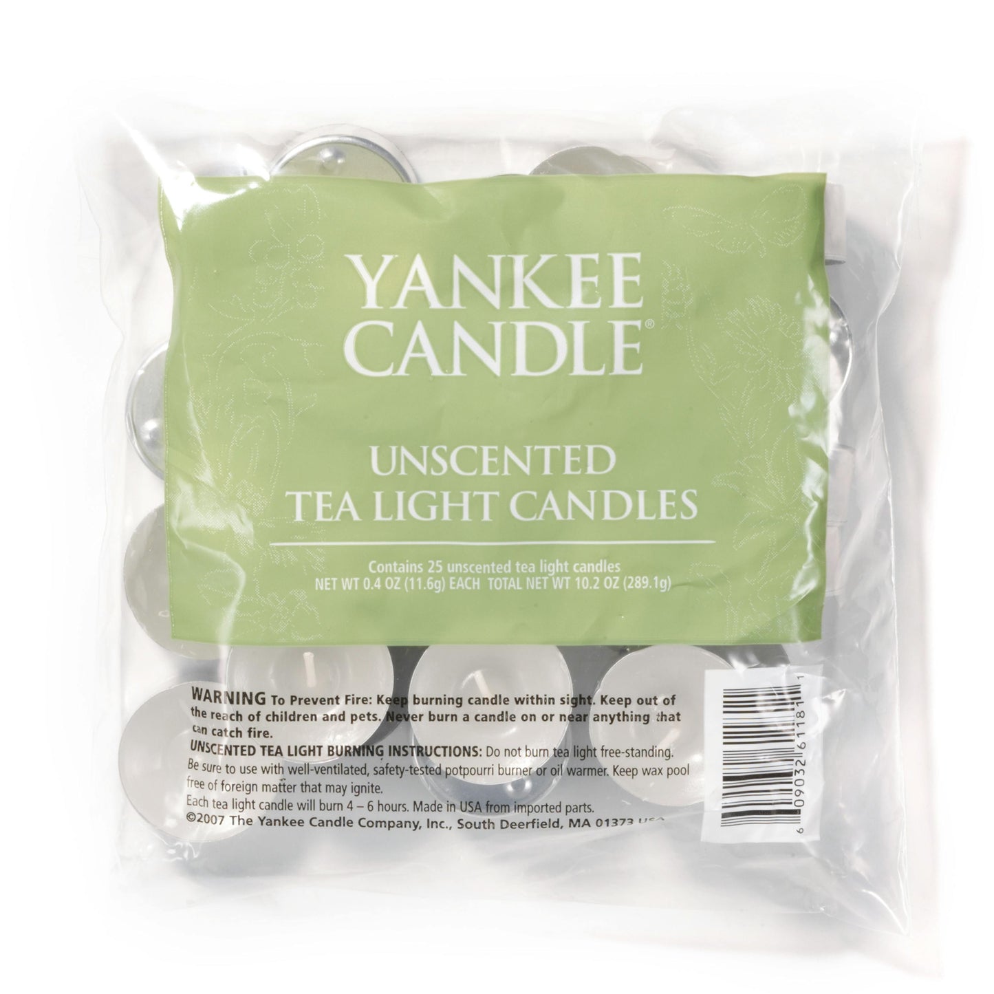 Unscented Tea Light Candles (S4993)